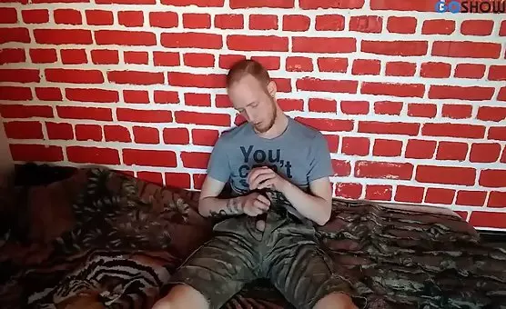 Bearded Man Giving a Horny Blowjob