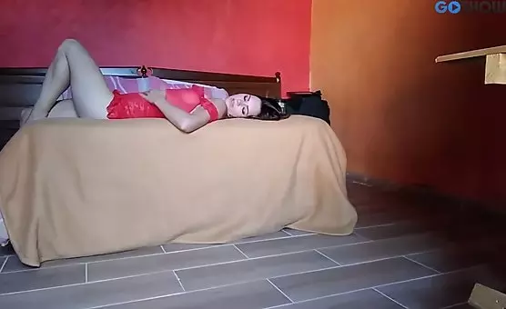 Teasing Horny Masturbation and Tempting Cunt Spreading the Legs on the Floor